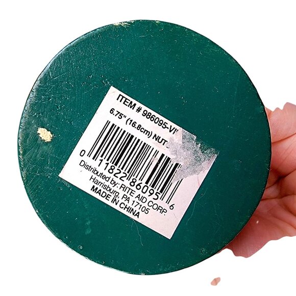 Vintage Thick 7 inch Nutcracker Wood Christmas Tree Home Decor Red Green Holiday - Picture 5 of 11